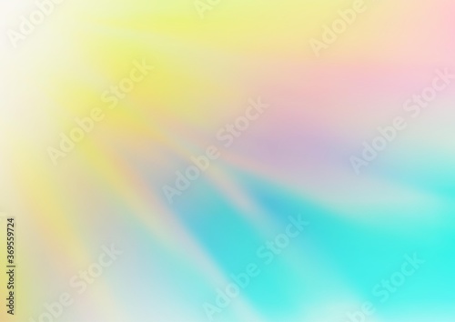Light Blue, Yellow vector blurred shine abstract template. Colorful illustration in abstract style with gradient. Brand new design for your business.