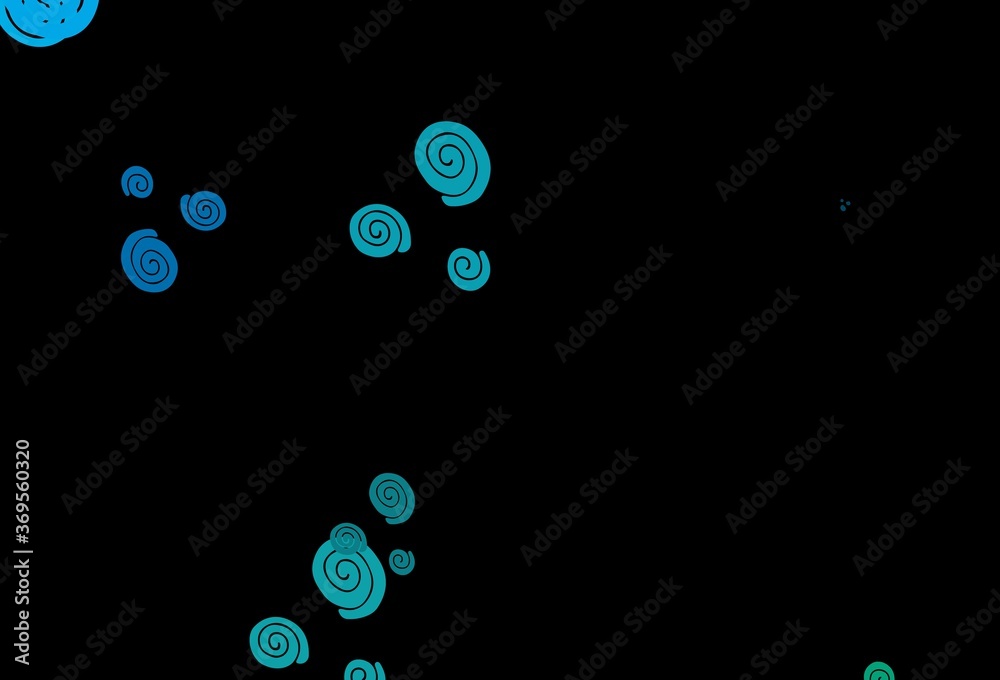 Dark Blue, Green vector template with bent lines. Dark Blue, Green vector template with bent lines.