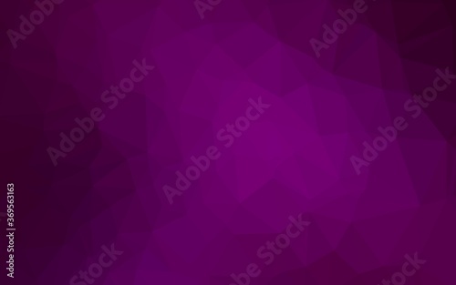 Dark Purple vector blurry triangle template. Shining colored illustration in a Brand new style. Completely new design for your business.