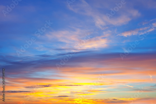 sunset in the sky © Daniele