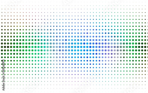Light Multicolor, Rainbow vector template with circles. Beautiful colored illustration with blurred circles in nature style. Pattern for beautiful websites.