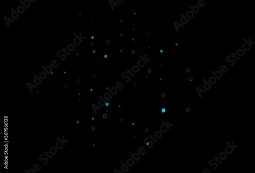 Dark Blue, Green vector cover with polygonal style.