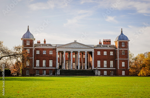 Osterley Park house, The transparent portico on the East Front, London photo