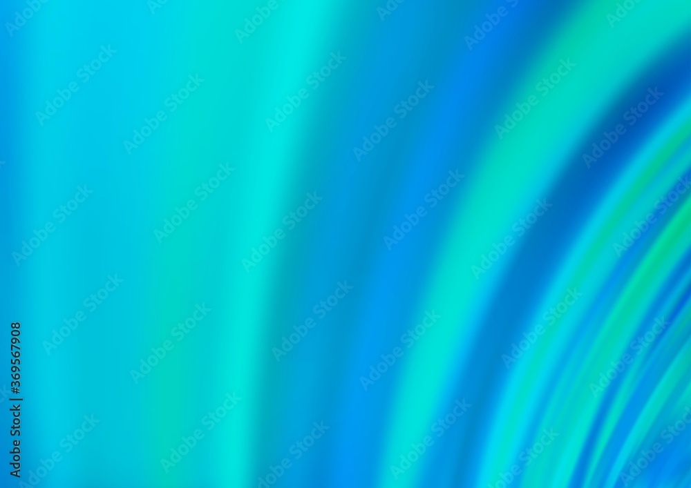 Fototapeta premium Light BLUE vector pattern with liquid shapes. Creative illustration in halftone marble style with gradient. The elegant pattern for brand book.