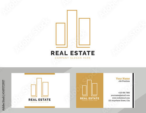 Real Estate Logo Design Vector File