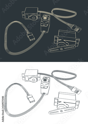 Micro servos outline