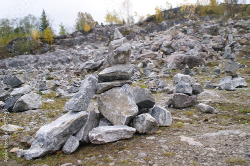 rocks in the mountains