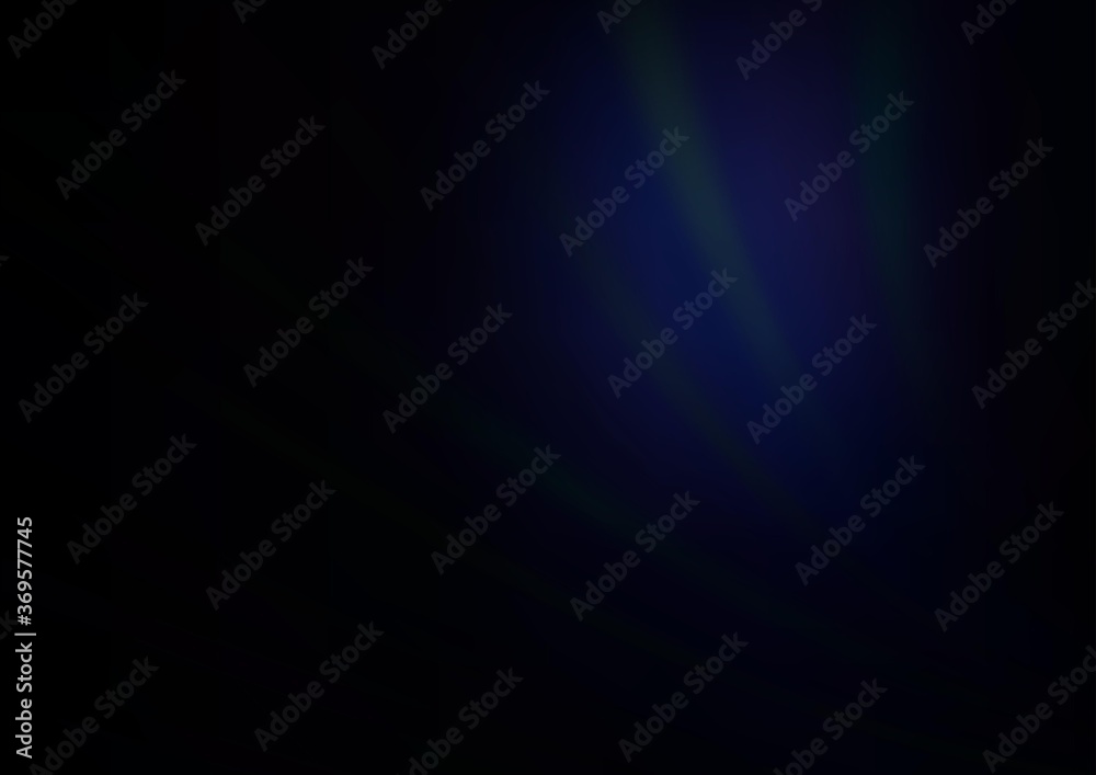 Dark BLUE vector blurred shine abstract pattern. A completely new color illustration in a bokeh style. The background for your creative designs.