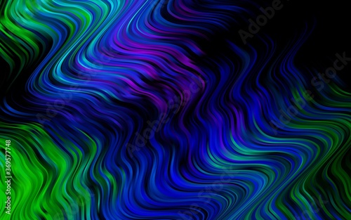 Dark Multicolor, Rainbow vector template with lava shapes. A sample with blurred bubble shapes. A new texture for your ad, booklets, leaflets.