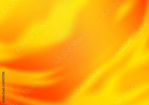 Light Yellow, Orange vector blurred and colored background. Modern geometrical abstract illustration with gradient. The template can be used for your brand book.