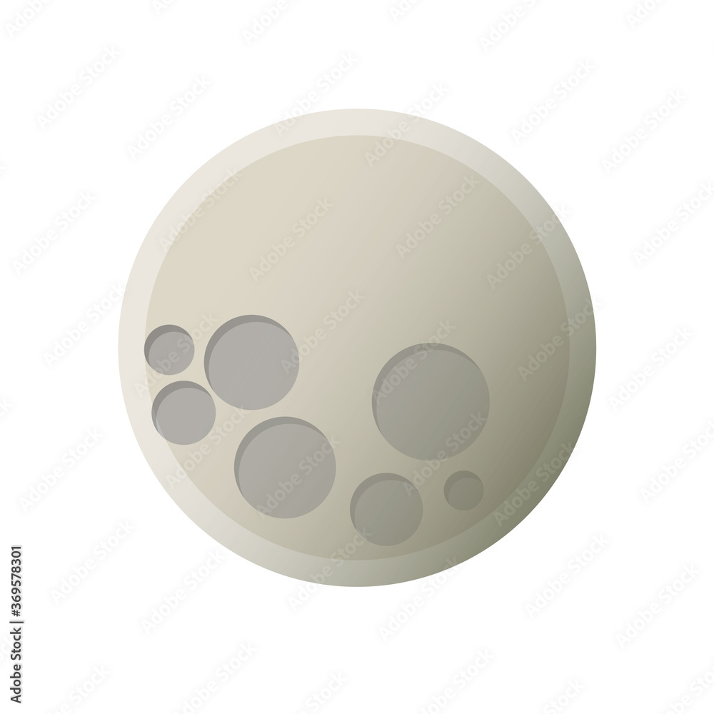 Fototapeta premium 月のイラスト