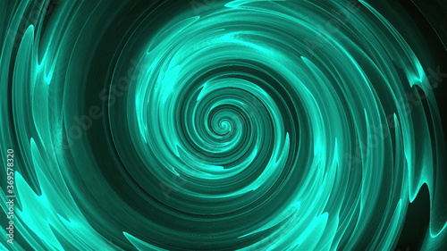 Abstract spiral rotating lines  computer generated background  3D render background
