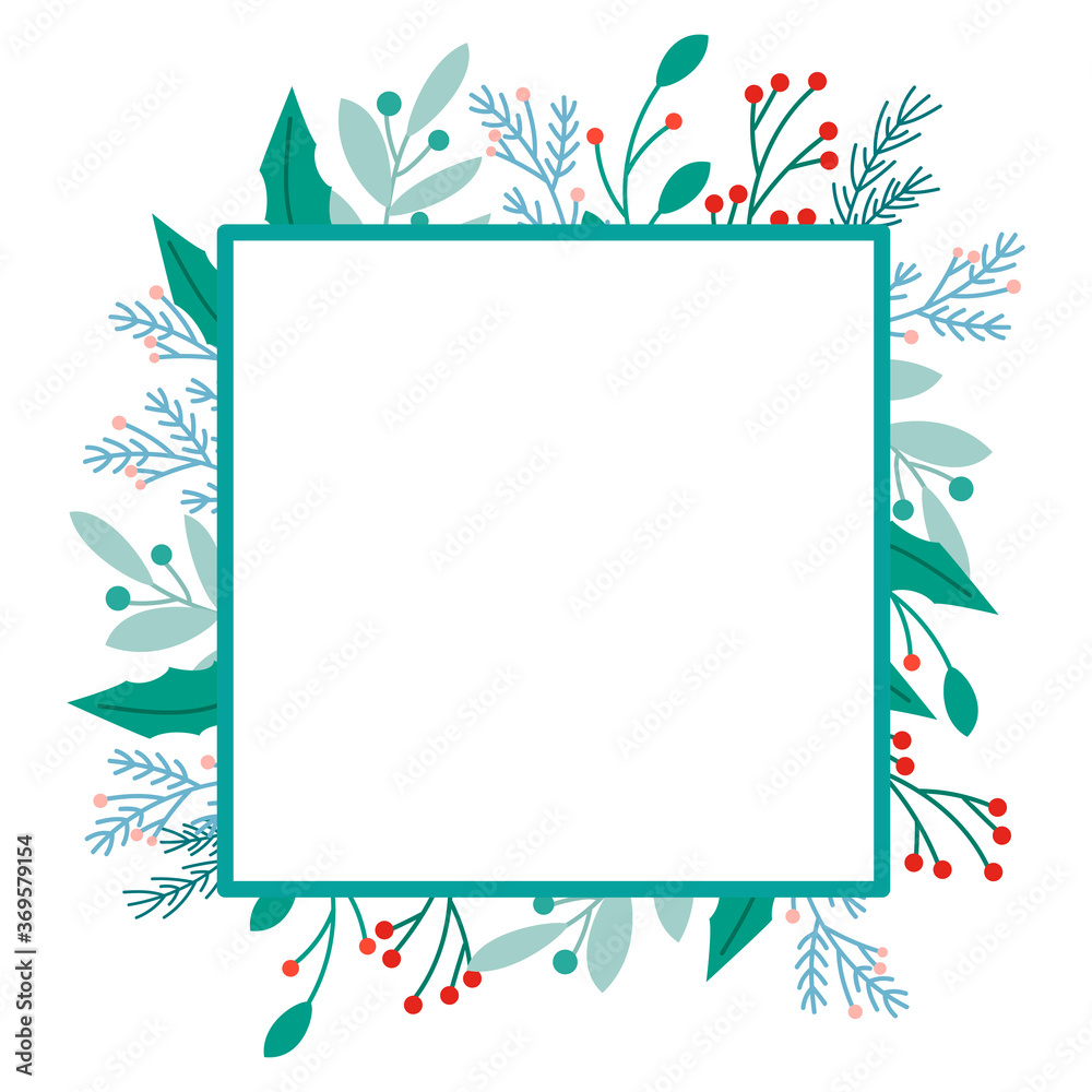 Obraz premium Christmas greeting card