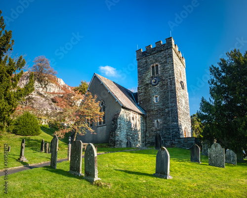 Obraz na plátně Holy Trinity Church, Chapel Stile, English Lake District.