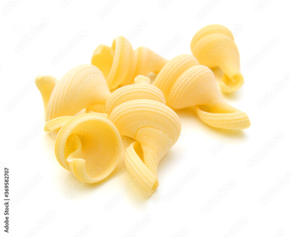 Macaroni pasta close up isolated on white Macaroni pasta close up isolated on white