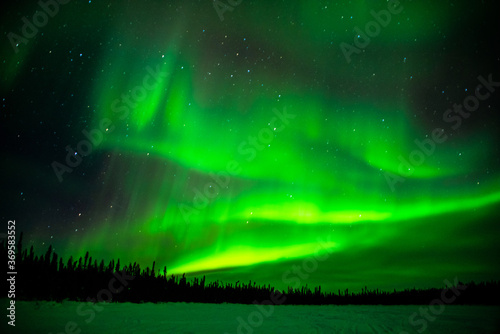 Northern lights at Yellowknife, Canada photo