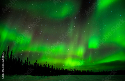Northern lights at Yellowknife, Canada