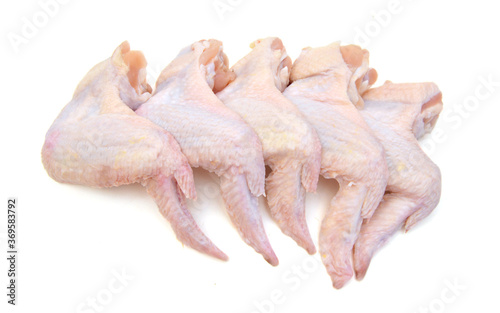 chicken wings isolated on a white background