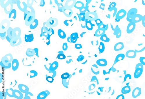 Light Blue, Green vector template with circles.