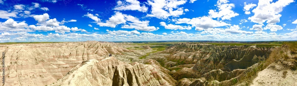 Badlands Contrast - Badlands National Park, South Dakota, USA Badlands Contrast - Badlands National Park, South Dakota, USA