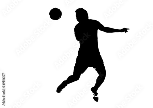 football player silhouette