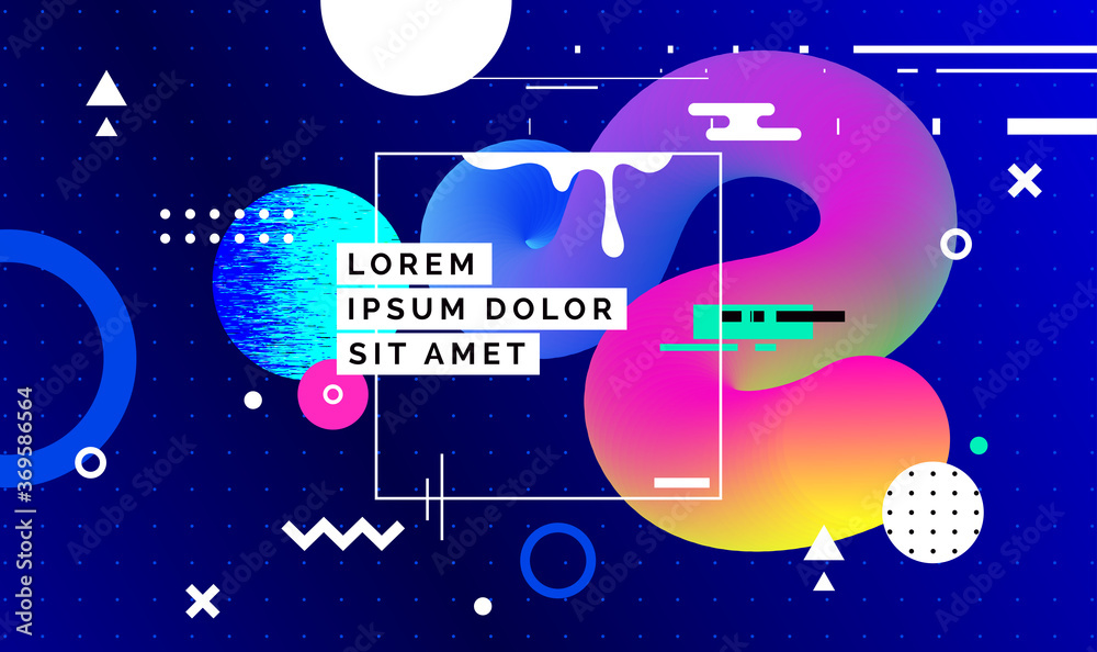Modern abstract cover, minimal cover design. Colorful geometric background, vector illustration.
