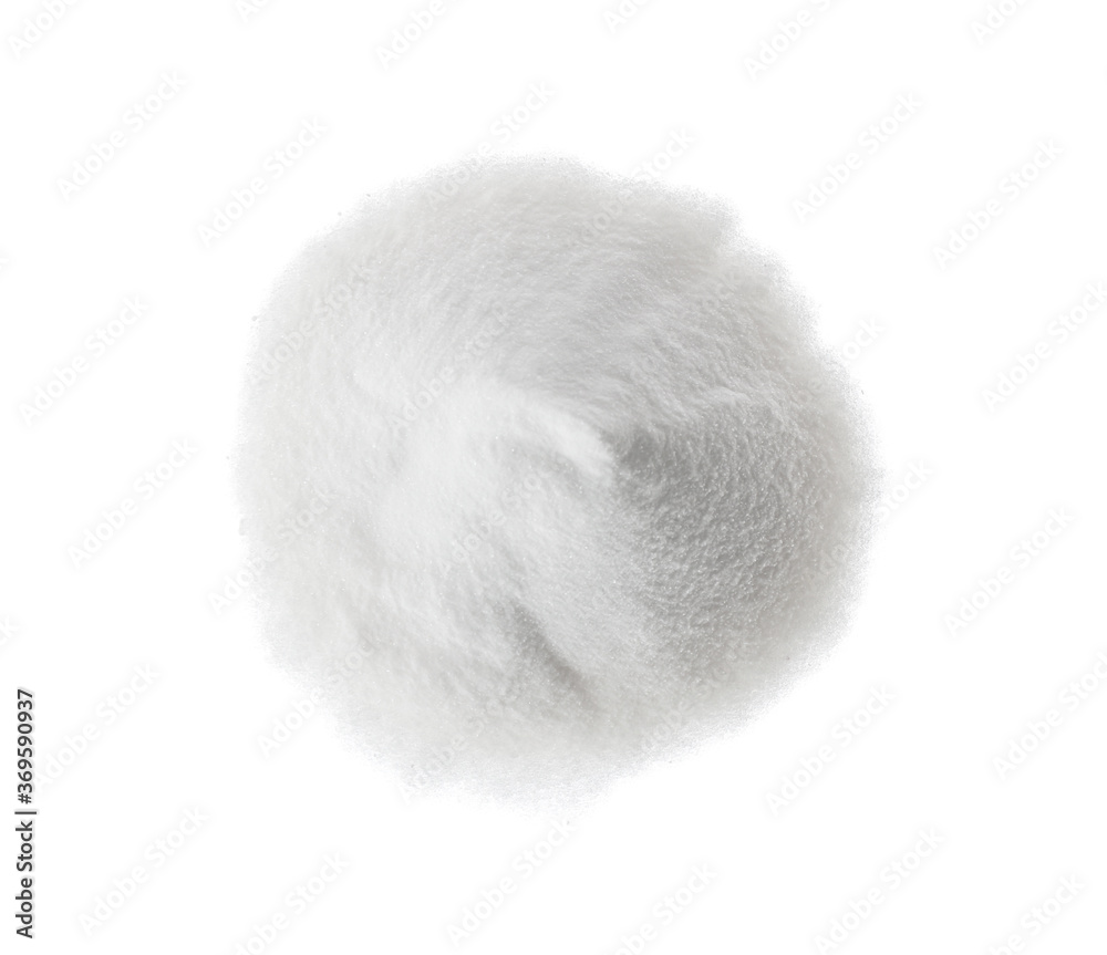Pile of baking soda isolated on white, top view Pile of baking soda isolated on white, top view