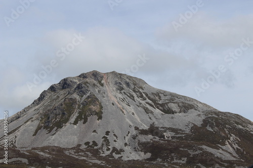 mountain landscape with clouds