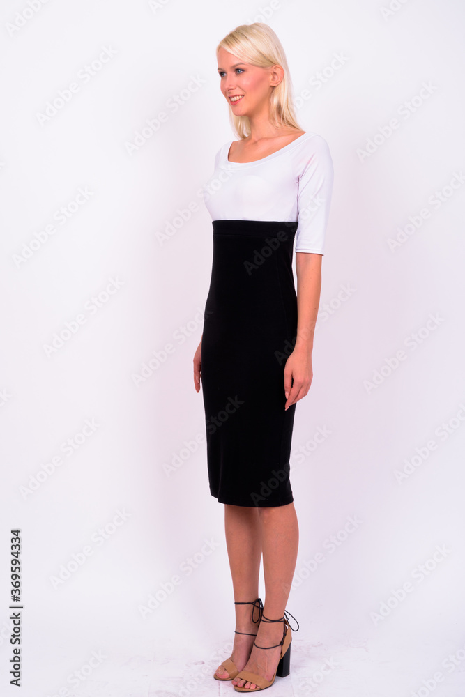 Portrait of young beautiful businesswoman with blond hair Portrait of young beautiful businesswoman with blond hair