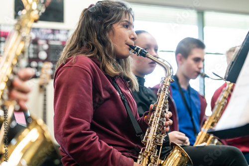 High School Concert Band Class