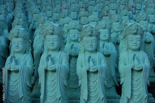 Statues in a Buddhist Temple