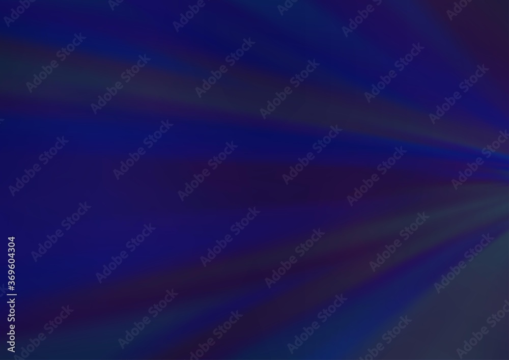 Dark BLUE vector glossy abstract background. Colorful illustration in blurry style with gradient. Brand new design for your business.