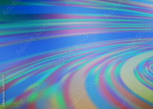 Light BLUE vector glossy abstract template. A vague abstract illustration with gradient. The template for backgrounds of cell phones.
