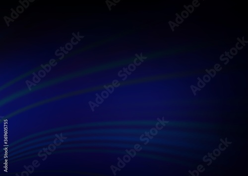 Dark BLUE vector blurred shine abstract template. An elegant bright illustration with gradient. The background for your creative designs.