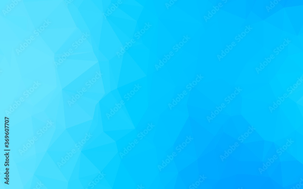 Light BLUE vector blurry triangle template. A vague abstract illustration with gradient. Template for a cell phone background.