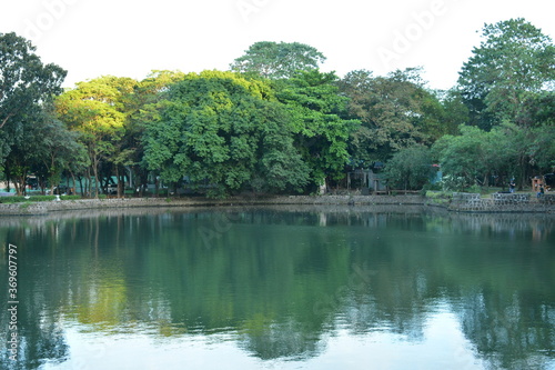 Ninoy Aquino wildlife and parks lake and trees in Philippines