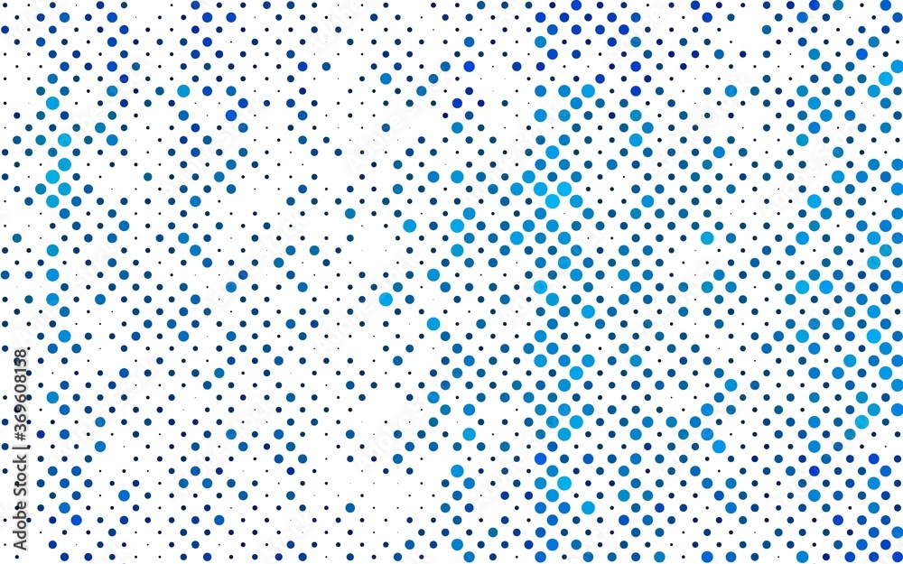 Light BLUE vector background with bubbles. Abstract illustration with colored bubbles in nature style. Pattern for ads, booklets.