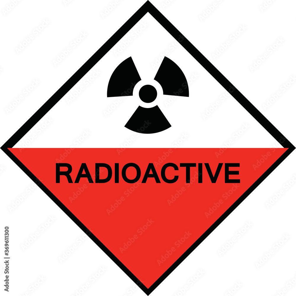 Radioactive transport hazard signs and symbols Radioactive transport hazard signs and symbols