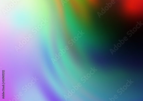 Dark Multicolor, Rainbow vector bokeh and colorful pattern. Colorful illustration in blurry style with gradient. A completely new design for your business.