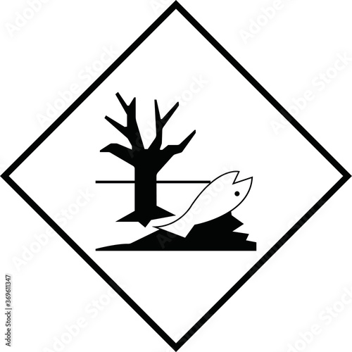 Environmental Hazard transport hazard symbol