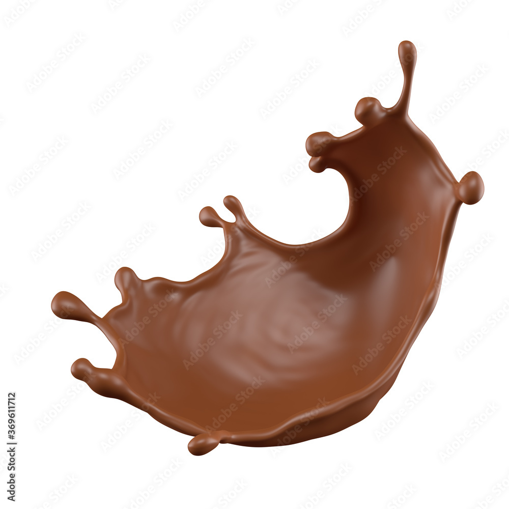 Chocolate Milk splash 3d realistic Chocolate Milk splash 3d realistic