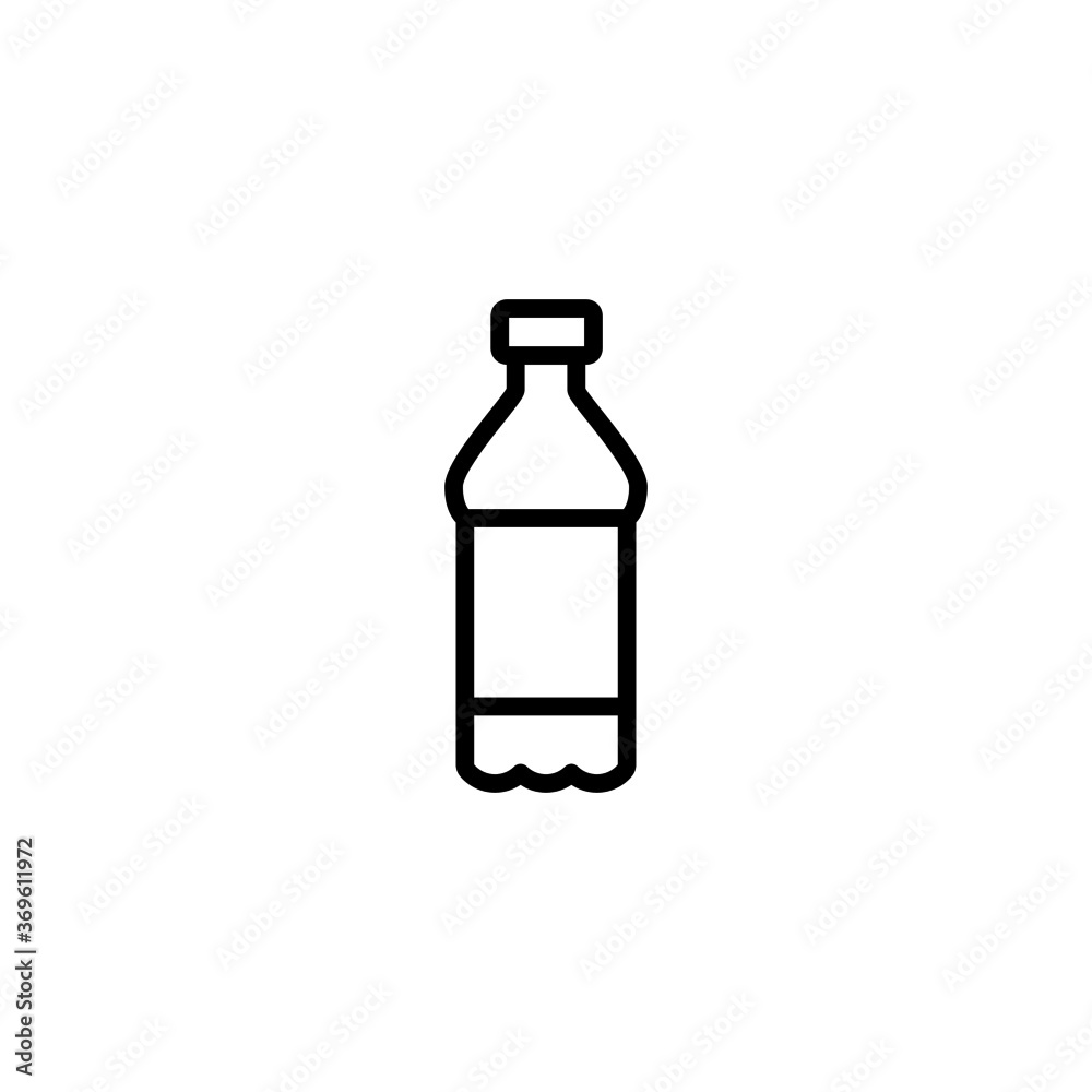 Fresh Water icon  in black line style icon, style isolated on white background