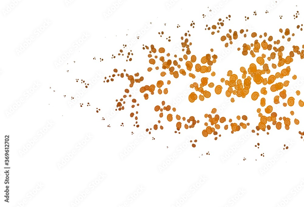 Light Orange vector background with abstract lines. Light Orange vector background with abstract lines.