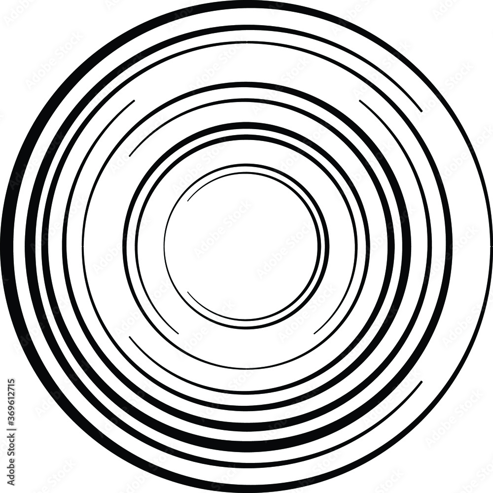 Lines in Circle Form . Spiral Vector Illustration .Technology round. Wave Logo . Design element . Abstract Geometric shape . Lines in Circle Form . Spiral Vector Illustration .Technology round. Wave Logo . Design element . Abstract Geometric shape .