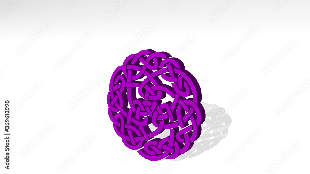 SYMMETRICAL PATTERN made by 3D illustration of a shiny metallic sculpture on a wall with light background. abstract and design SYMMETRICAL PATTERN made by 3D illustration of a shiny metallic sculpture on a wall with light background. abstract and design