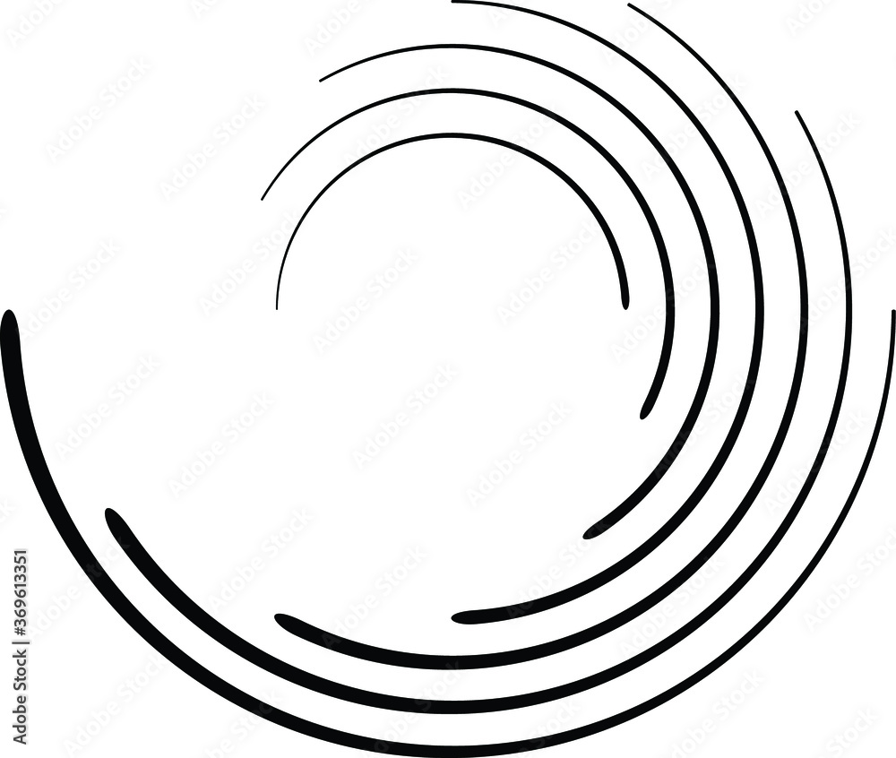 Lines in Circle Form . Spiral Vector Illustration .Technology round. Wave Logo . Design element . Abstract Geometric shape . Lines in Circle Form . Spiral Vector Illustration .Technology round. Wave Logo . Design element . Abstract Geometric shape .