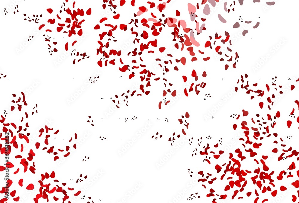 Light Red vector background with abstract forms. Light Red vector background with abstract forms.