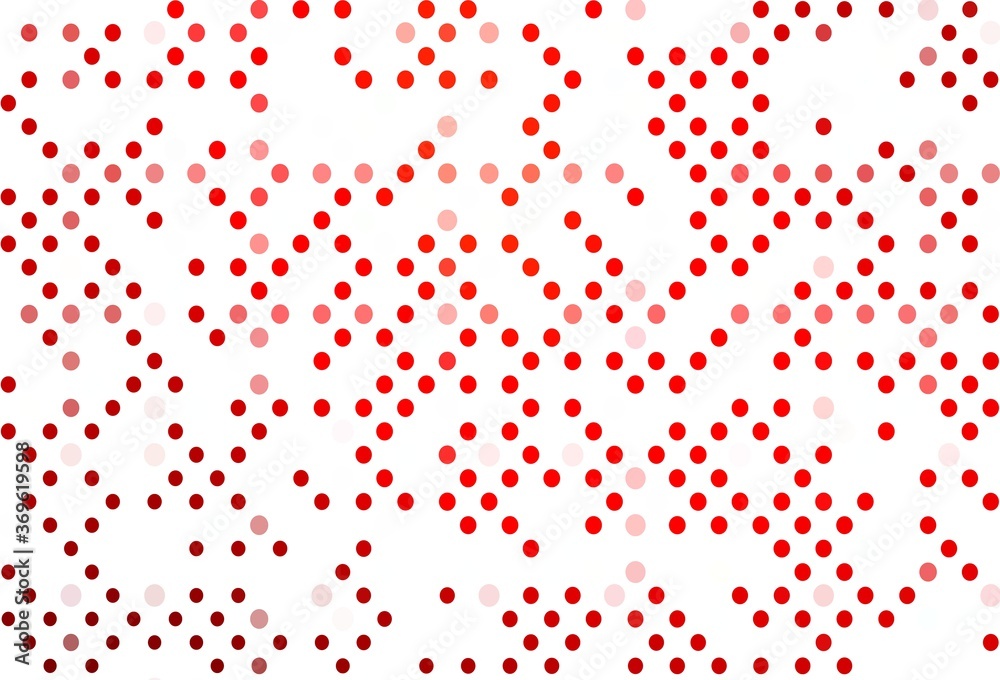 Light Red vector background with bubbles. Light Red vector background with bubbles.