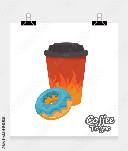 Coffee to go paper cup