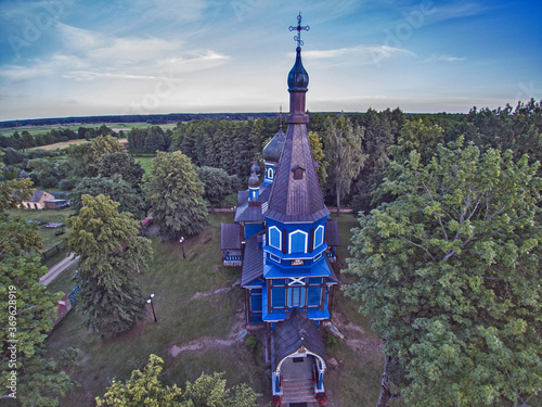 Orthodox Church of the ,,Protection of the Mother of God`` in Puchly, Poland  photo